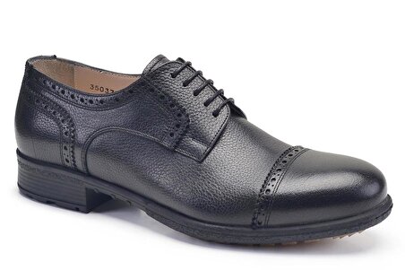 Siyah Bağcıklı Kışlık Erkek Ayakkabı -71521-