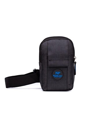 Bodybag Mini Çapraz Çanta Telefon Bölmeli Siyah