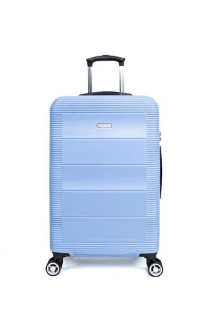 Seyahatleriniz İçin Mükemmel Partner: Ultra Dayanıklı 3'Lü Set Bavul Buz Mavisi