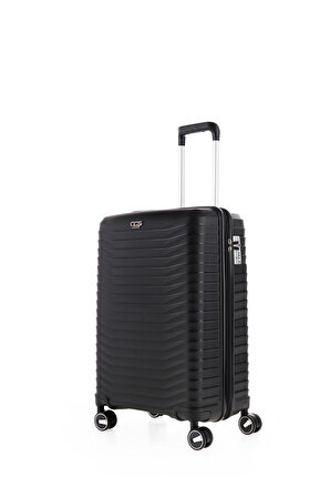 Seyahatleriniz İçin Mükemmel Partner: Ultra Dayanıklı 3'Lü Set Valiz & Bavul Siyah