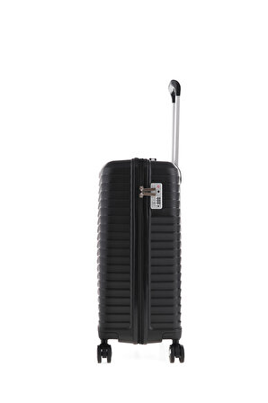 Seyahatleriniz İçin Mükemmel Partner: Ultra Dayanıklı 3'Lü Set Valiz & Bavul Siyah