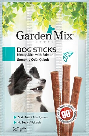 Gardenmix Somonlu Köpek Stick Ödül 3*11g 