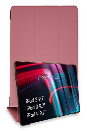 Peeq iPad 3 9.7   Smart Katlanabilen Uyku Modlu Tablet Kılıfı 