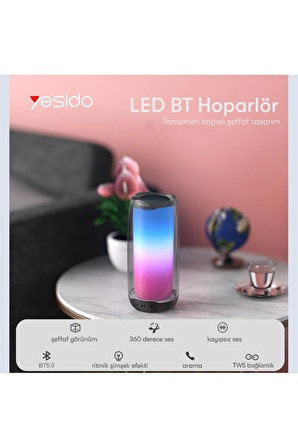 Peeq Yesido YSW09 Rgb Kablosuz Hoparlör