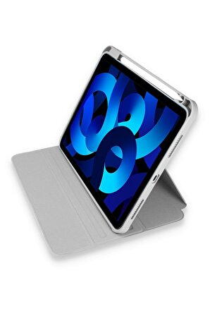 iPad Pro 11 İnç (2021) Uyumlu 360° Dönebilen Standlı Kalemlikli Kılıf