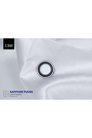 URR iPhone 15 Pro Max Sapphire PVDSS Premium Kamera Lens Koruyucu