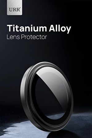 URR iPhone 14 Pro Uyumlu Titanium Alloy Premium Kamera Lens Koruyucu