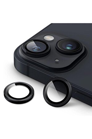 URR iPhone 15 Uyumlu Titanium Alloy Premium Kamera Lens Koruyucu