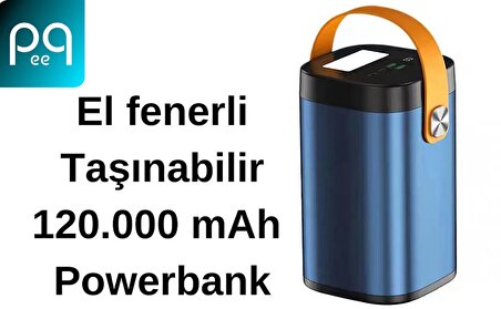 Peeq 120000 mAh Hızlı Şarj Powerbank