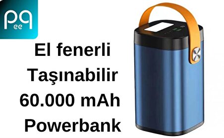 Peeq 60000 mAh Hızlı Şarj Powerbank