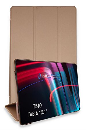 Peeq Samsung Galaxy T510 Tab A 10.1   Smart Katlanabilen Uyku Modlu Tablet Kılıfı 