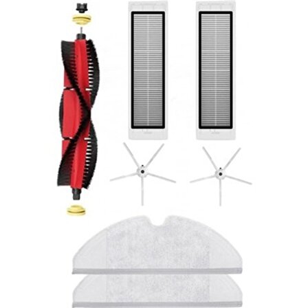Roborock S5 Max Robot Süpürge Uyumlu 7'li Yedek Parça Seti