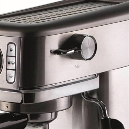 Ariete İnce Metal Gri Espresso Makinesi