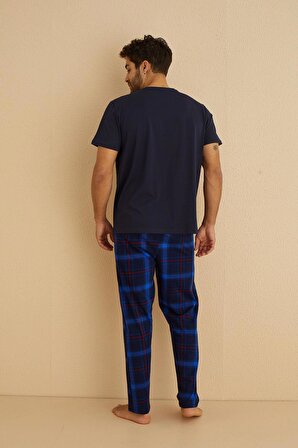 Süprem Genç Kısa Kol Altı Uzun Pijama Takımı | 65011-6
