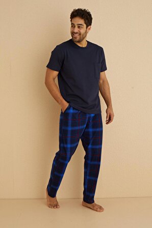 Süprem Genç Kısa Kol Altı Uzun Pijama Takımı | 65011-6