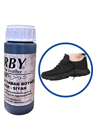 Spor Ayakkabı Taban Boyası Siyah 100 ml