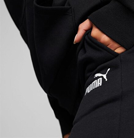 ESS+ Embroidery Wide Pants FL Puma Black