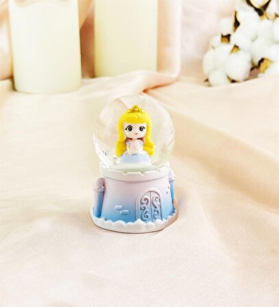 Sevimli Prenses Mini Işıklı Kar Küresi