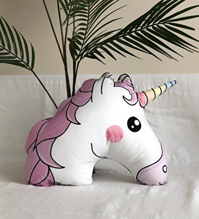 Sevimli Unicorn Tasarımlı Yastık