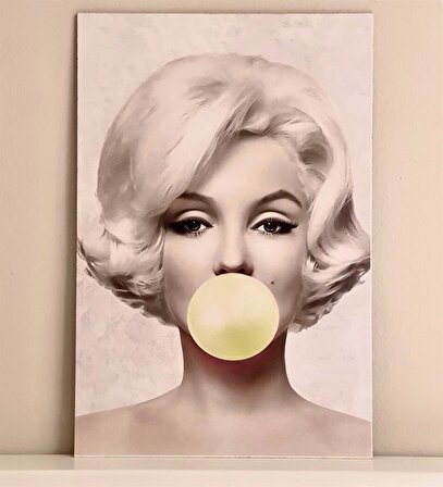 Marilyn Monroe Tasarımlı Duvar Panosu 3'lü Set
