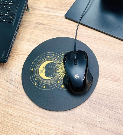 Tarot Tasarımlı Oval Mouse Pad	