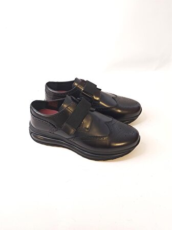 La Scada Siyah Açma Cırtlı Erkek Günlük Ayakkabı 15774
