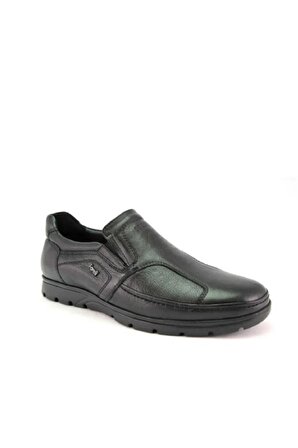 Forelli 32606-H Siyah Erkek Loafer Ayakkabı