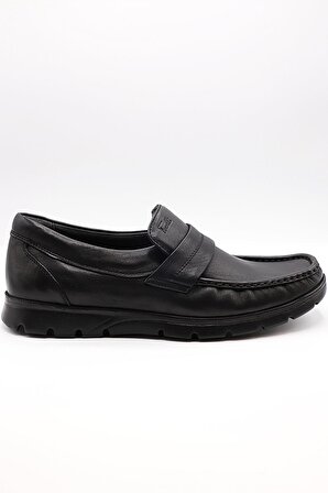 Forelli 32627-H Siyah Erkek Loafer Ayakkabı