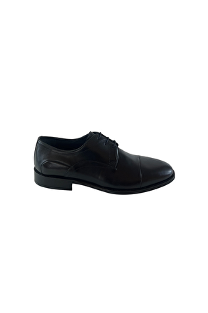 La scada DK540 Siyah Antik Klasik Erkek Ayakkabı