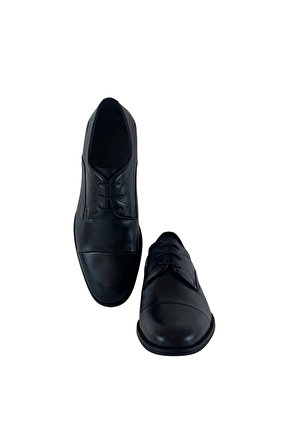 La scada DK540 Siyah Antik Klasik Erkek Ayakkabı