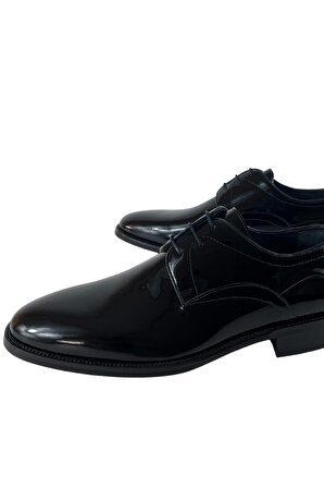 La scada DK540-1 Siyah Rugan Klasik Erkek Ayakkabı