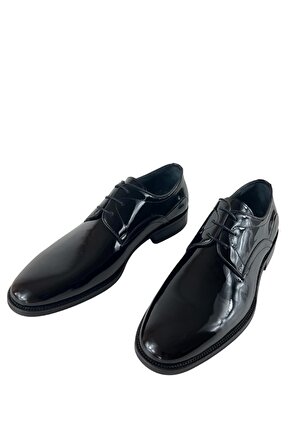 La scada DK540-1 Siyah Rugan Klasik Erkek Ayakkabı