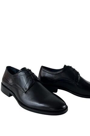 La scada DK540-1 Siyah Antik Klasik Erkek Ayakkabı