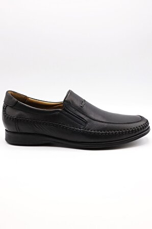 Forelli 10601-H Siyah Erkek Loafer Ayakkabı