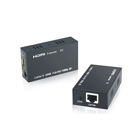 Wellnet HDMI Extender Cat5-Cat6 60 Metre Uzatıcı