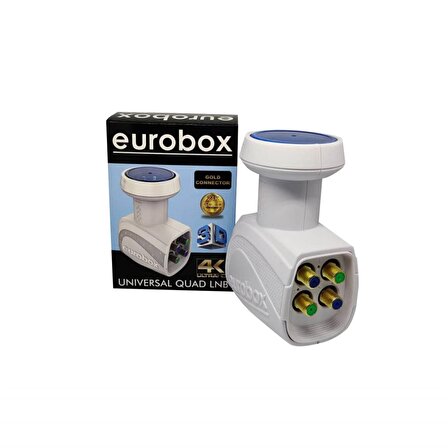 Eurobox 4K Universal Quad Dört Çıkışlı LNB EU-444
