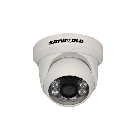 Satworld SW-236 2 Megapiksel HD 1920x1080 Dome Güvenlik Kamerası