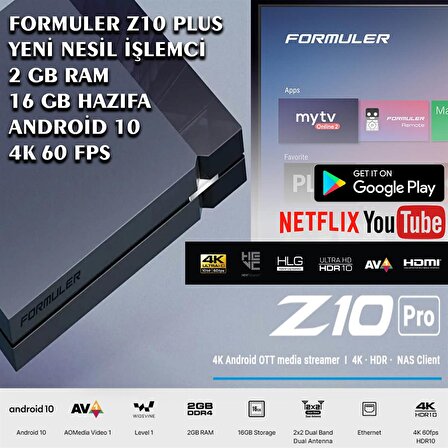 Formuler Z10 Pro 4K Ultra HD Android TV Box