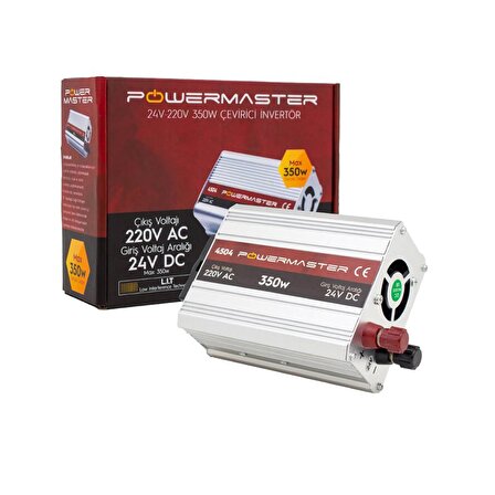 Powermaster 24 Volt 350 Watt Modified Sinus İnverter PM-4504