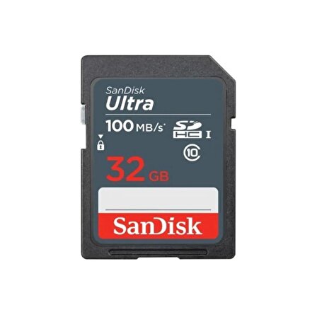 Sandisk Ultra 32GB 100mb/s SDHC Hafıza Kartı