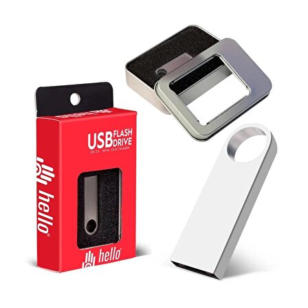 Hello 64 Gb Metal Kasa USB Flash Bellek