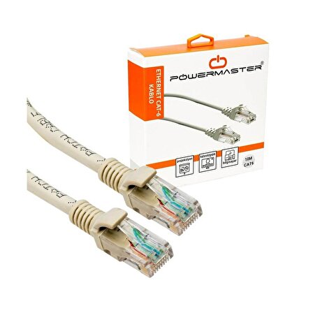 Powermaster Cat6 10 Metre Network Ethernet Kablo