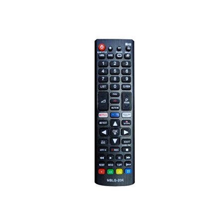 LG Netflix Tuşlu Lcd Tv Kumandası MBLG-20K-