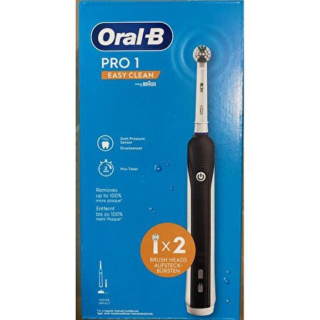 Oral - B Pro 1 Easy Clean 2 Yedek Fırçalı Diş Fırçası