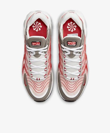 Nike Air Max TW Street Style Plain Logo Red Clay Sneakers Beyaz Erkek Günlük Spor Ayakkabı DQ3984-002