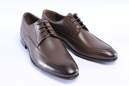 İntersivin Erkek %100 Deri Kahverengi Comfort Taban Ayakkabı