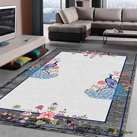 Hitit Yolluk Halısı Modern 80x140 Lidya Lüx 4161 Krem