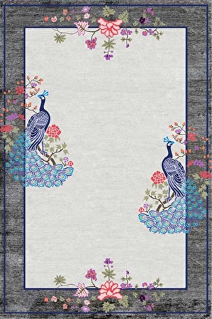 Hitit Yolluk Halısı Modern 80x140 Lidya Lüx 4161 Krem