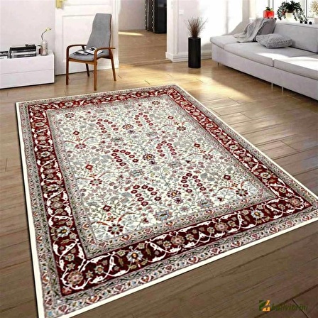 Hitit Yolluk Halısı Modern 80x140 Lidya Lüx 4170 Bordo