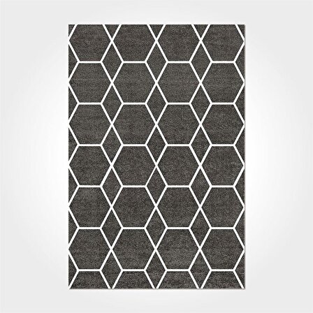 Crea Yolluk Halısı Modern 80x150 Printed Carpet 2567PC Gri